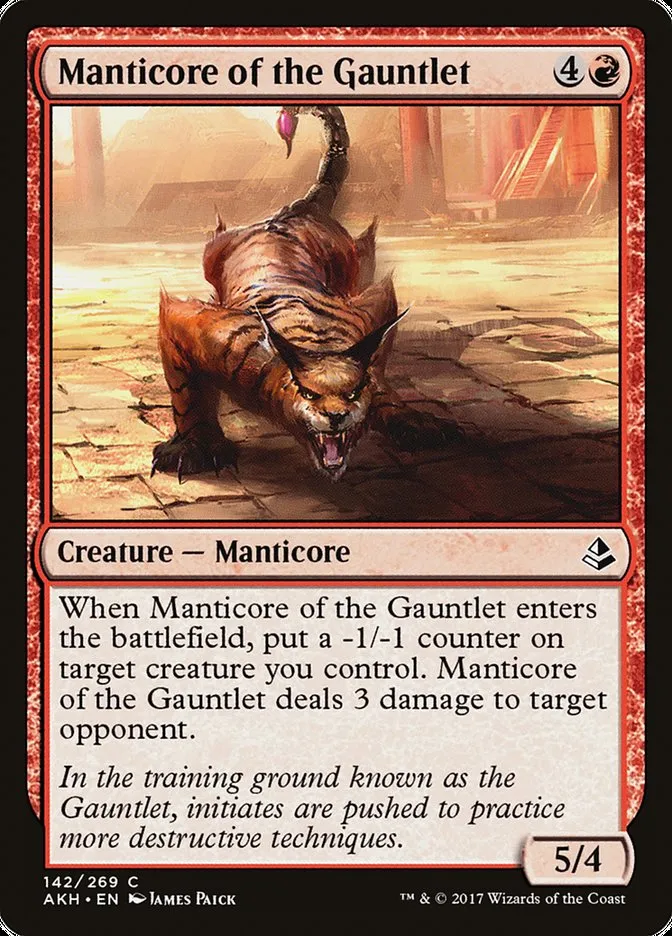 Manticore of the Gauntlet Front Face