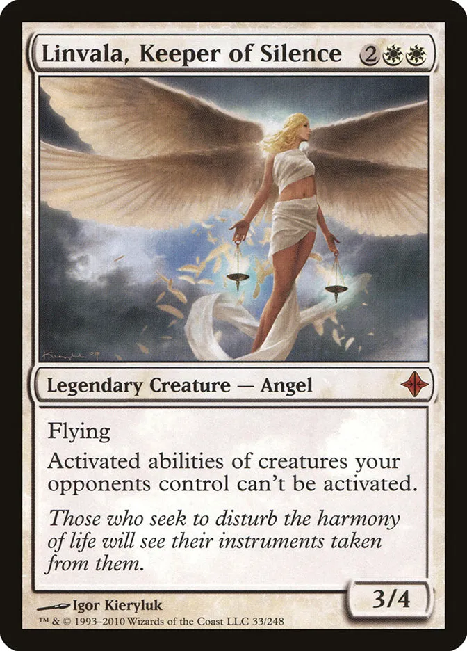 Linvala, Keeper of Silence Front Face