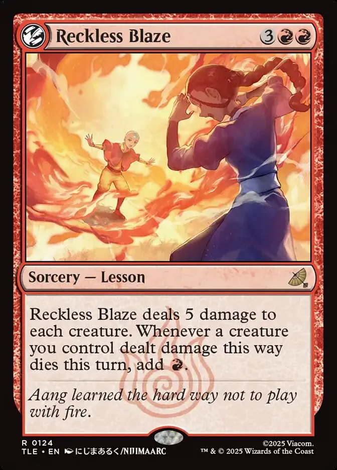 Reckless Blaze Front Face