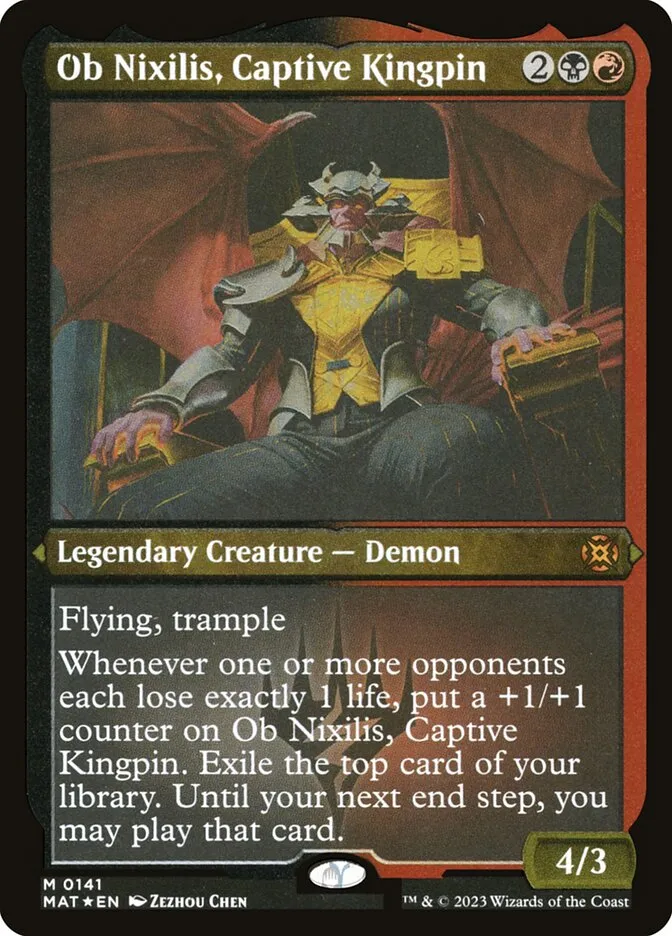 Ob Nixilis, Captive Kingpin Front Face