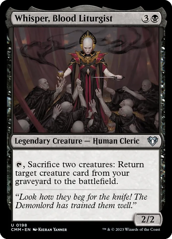 Whisper, Blood Liturgist Front Face