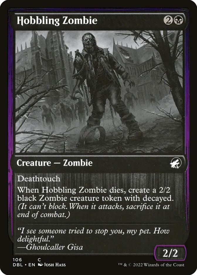 Hobbling Zombie Front Face