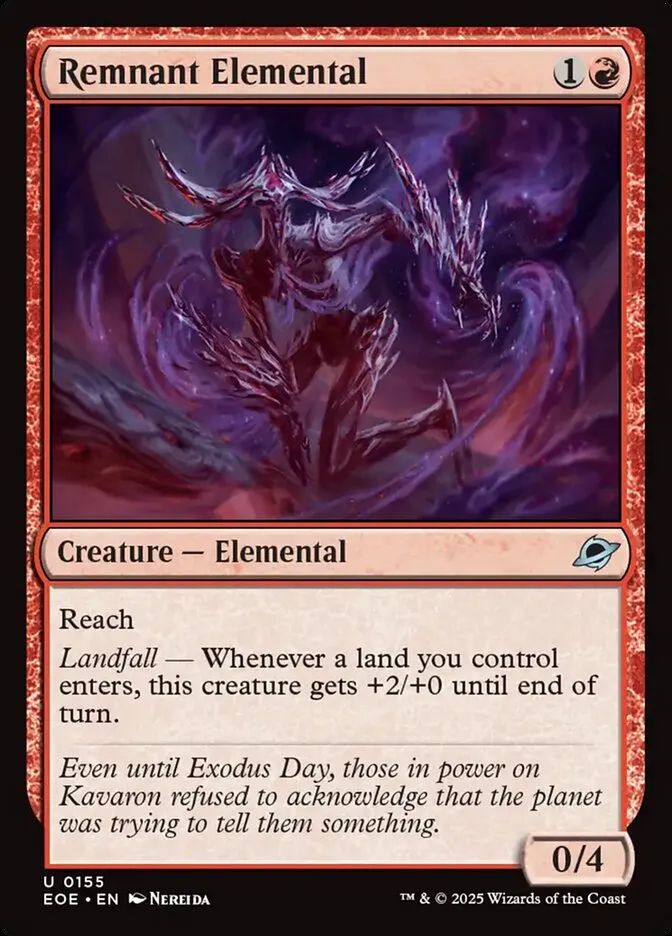Remnant Elemental Front Face
