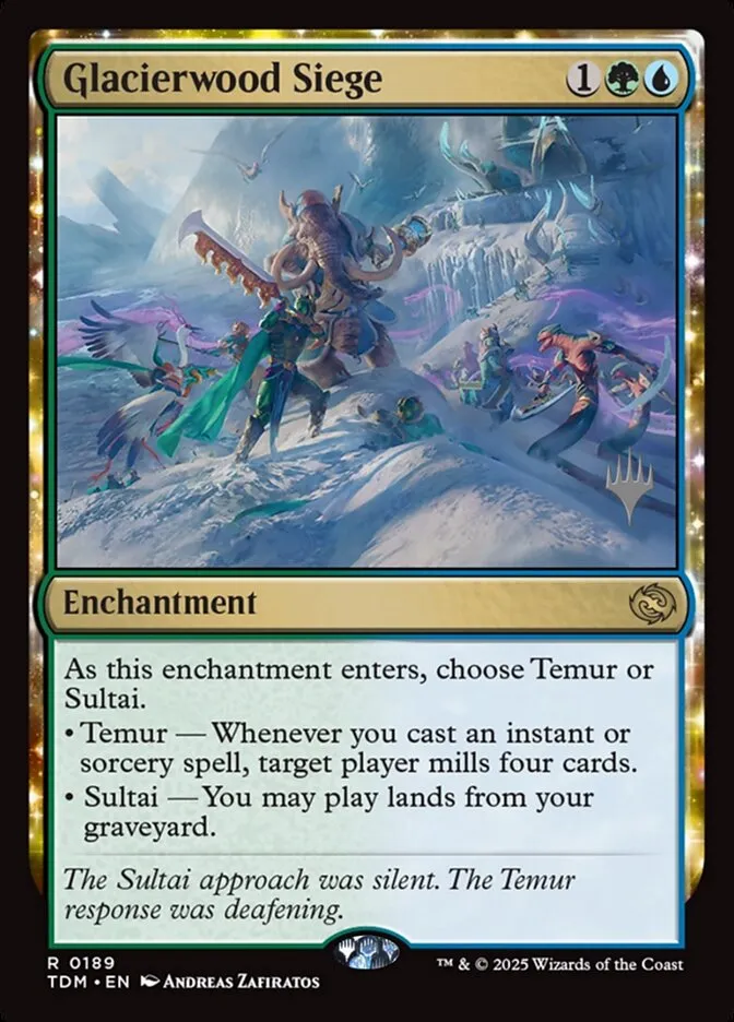 Glacierwood Siege Front Face