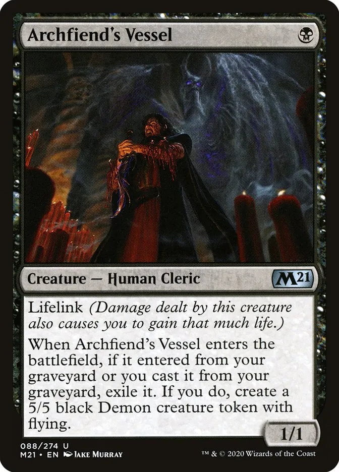 Archfiend's Vessel Front Face
