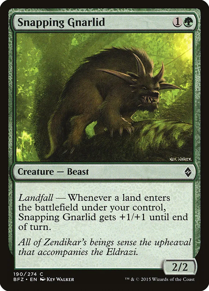 Snapping Gnarlid Front Face