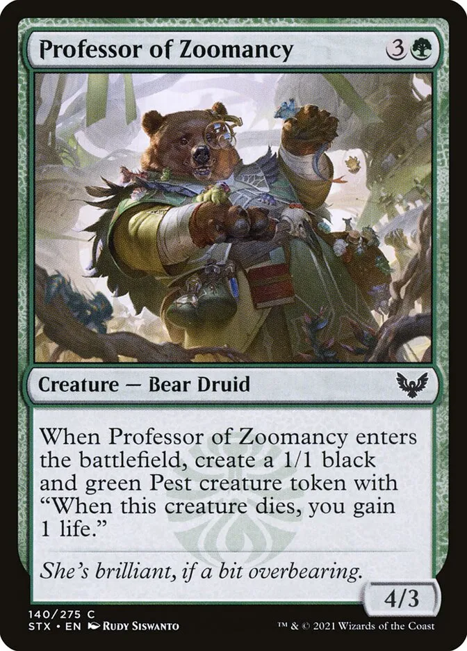 Professor of Zoomancy Front Face