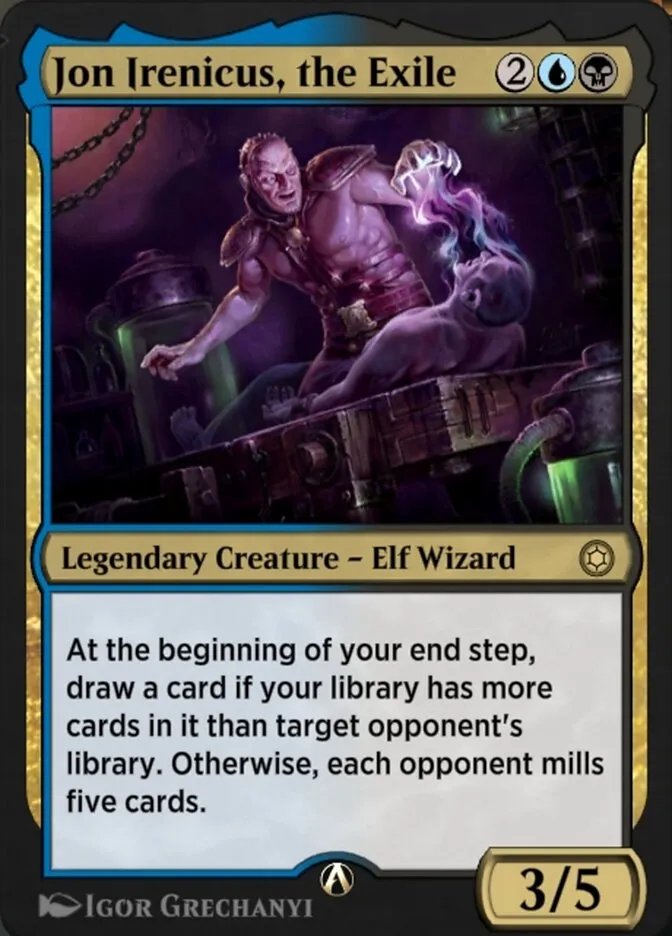 Jon Irenicus, the Exile Front Face