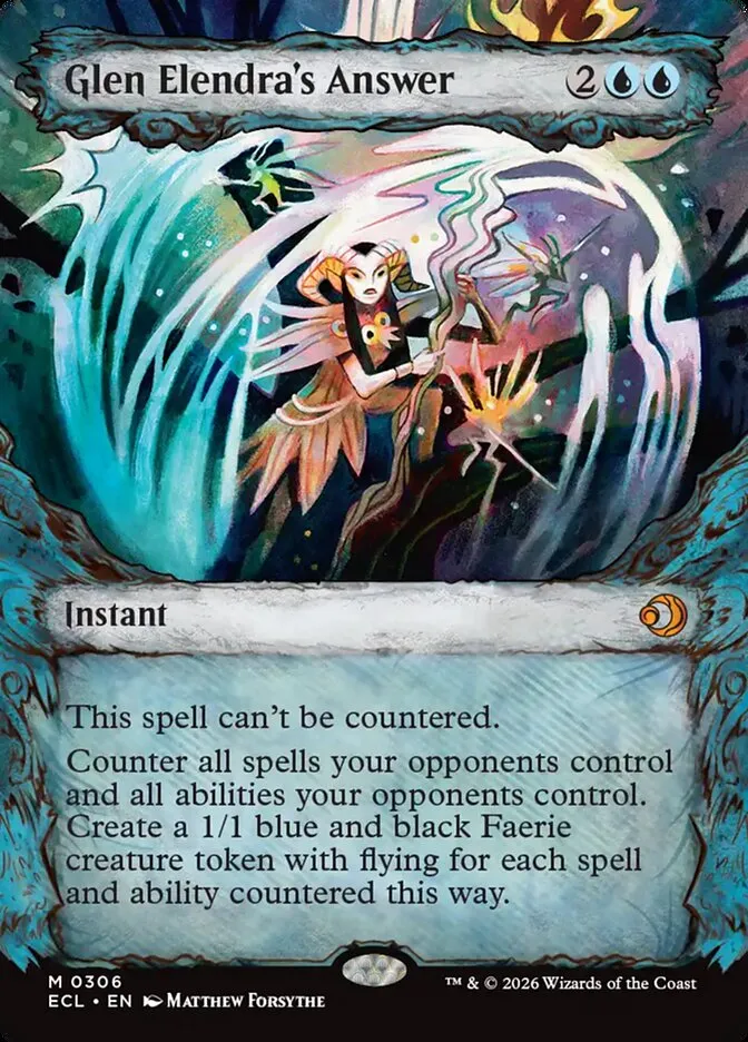 Glen Elendra's Answer Front Face