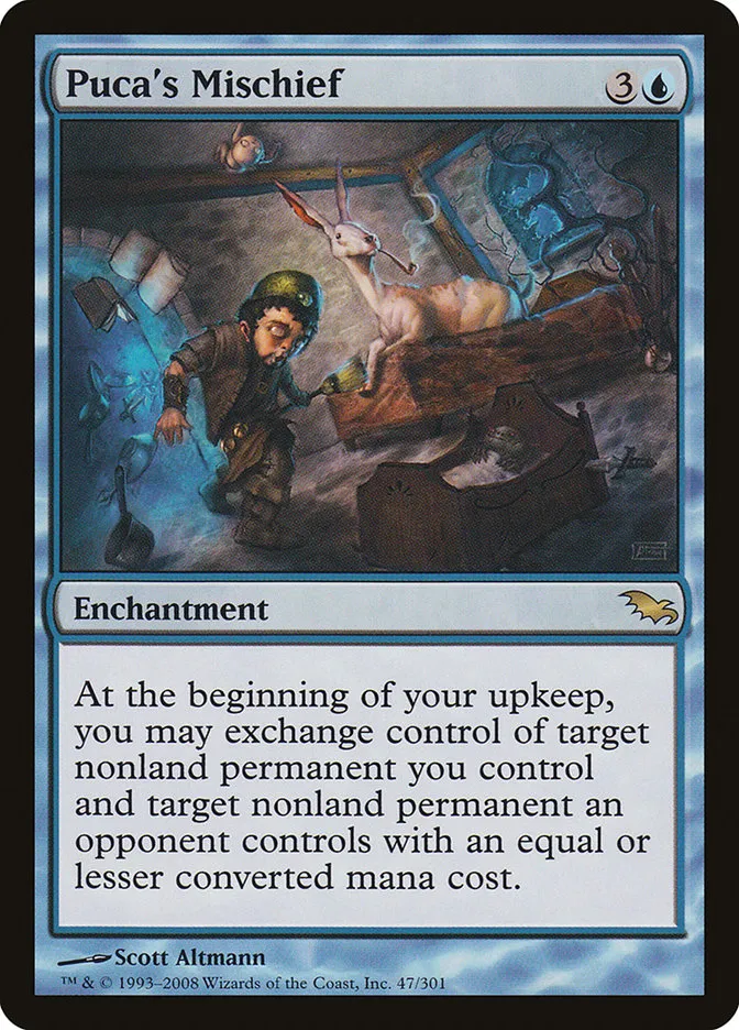 Puca's Mischief Front Face