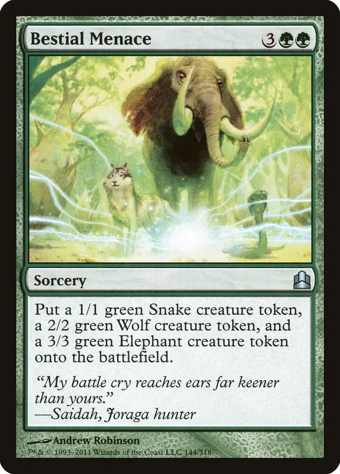 Bestial Menace Front Face