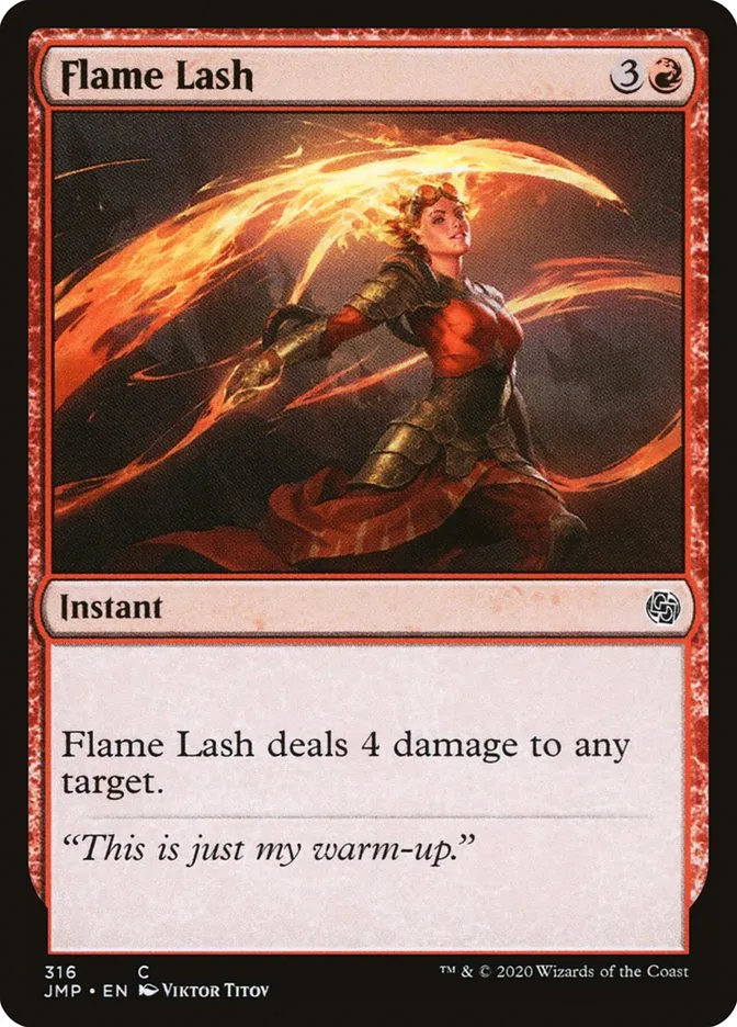 Flame Lash Front Face