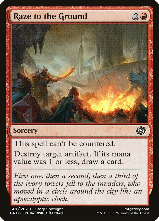 Raze to the Ground Front Face