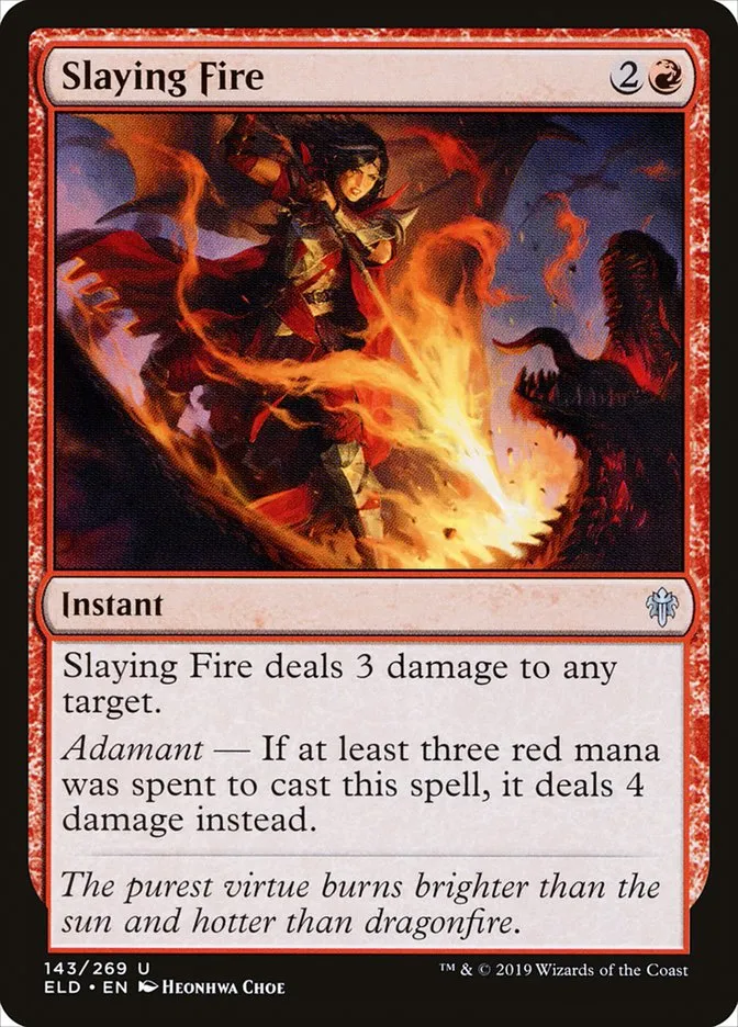 Slaying Fire Front Face