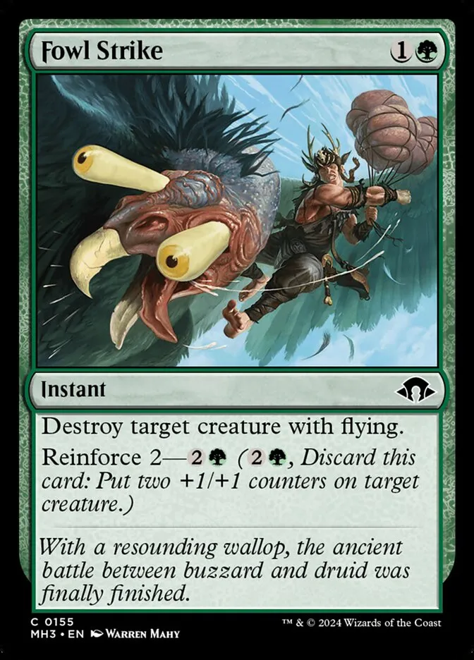 Fowl Strike Front Face