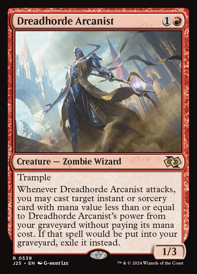 Dreadhorde Arcanist Front Face