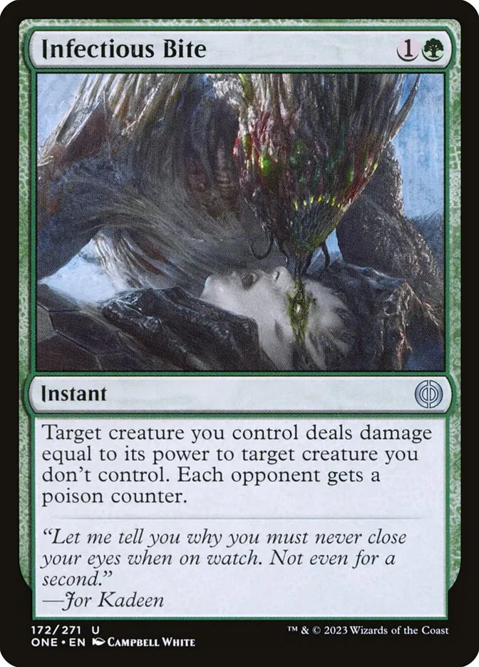 Infectious Bite Front Face