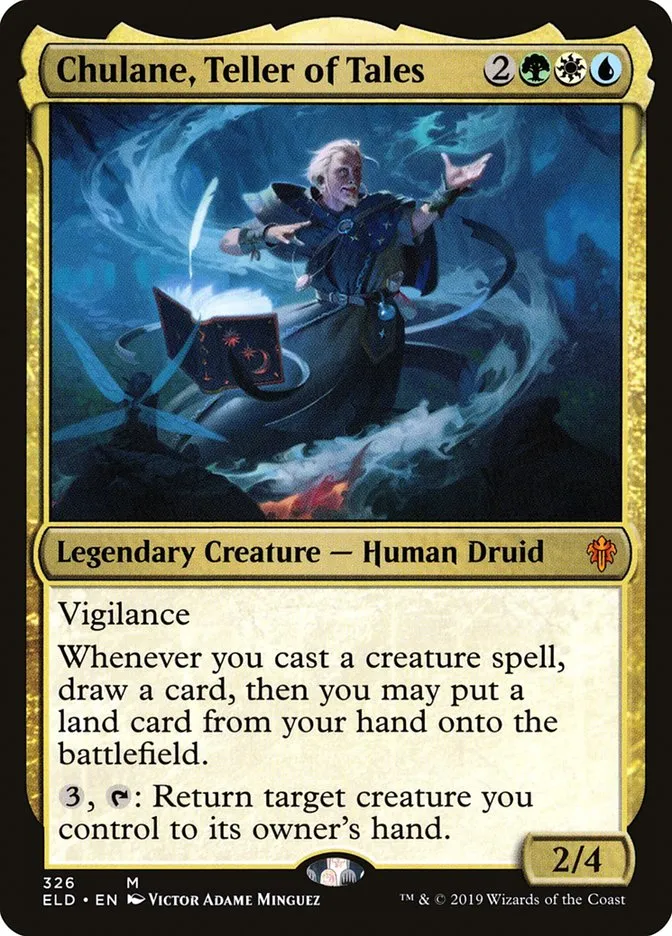 Chulane, Teller of Tales Front Face
