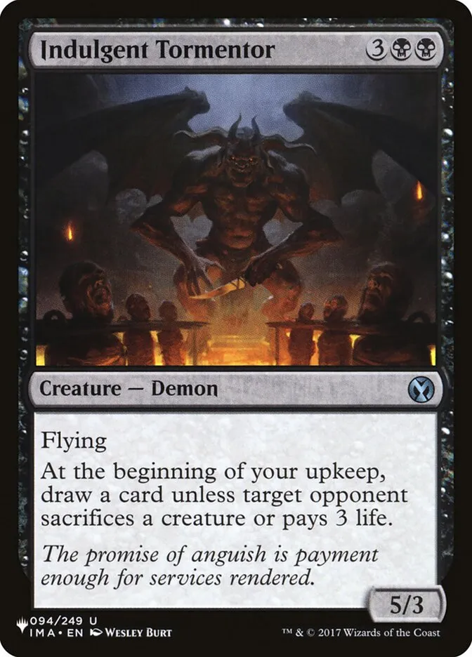 Indulgent Tormentor Front Face