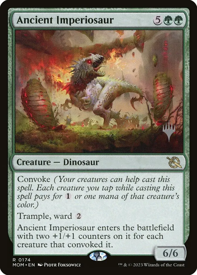 Ancient Imperiosaur Front Face