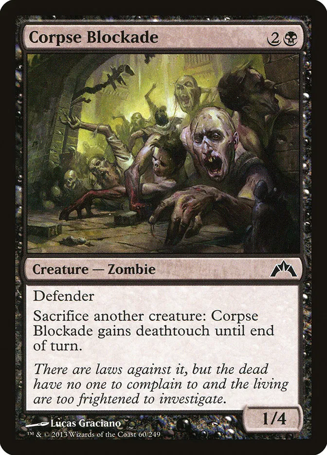 Corpse Blockade Front Face