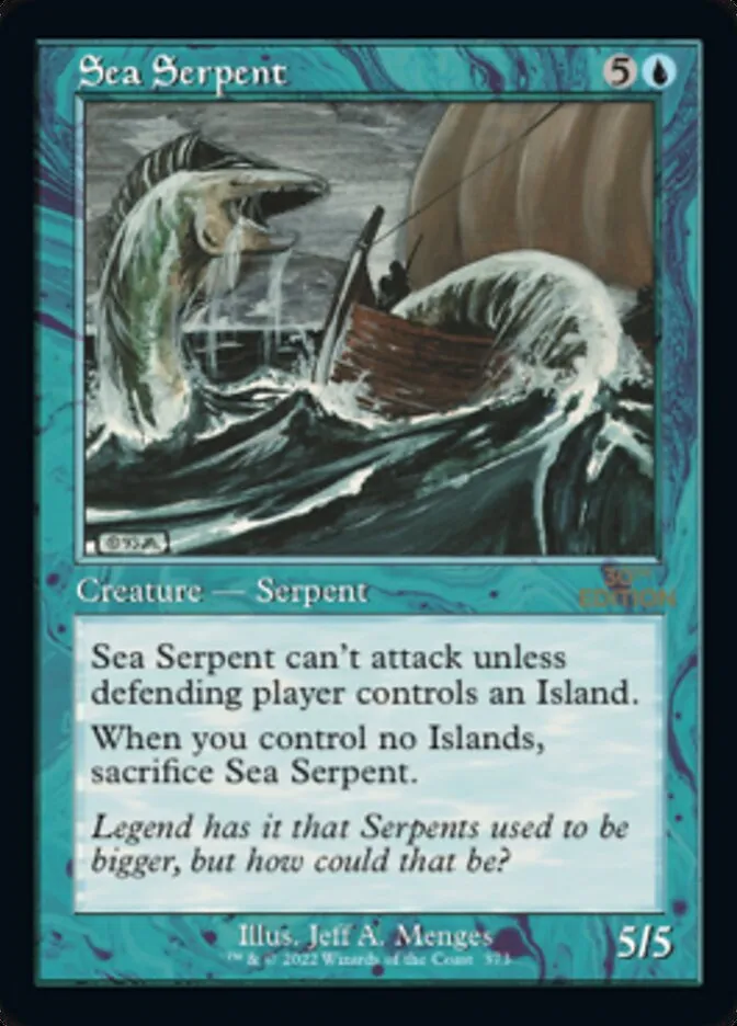 Sea Serpent Front Face