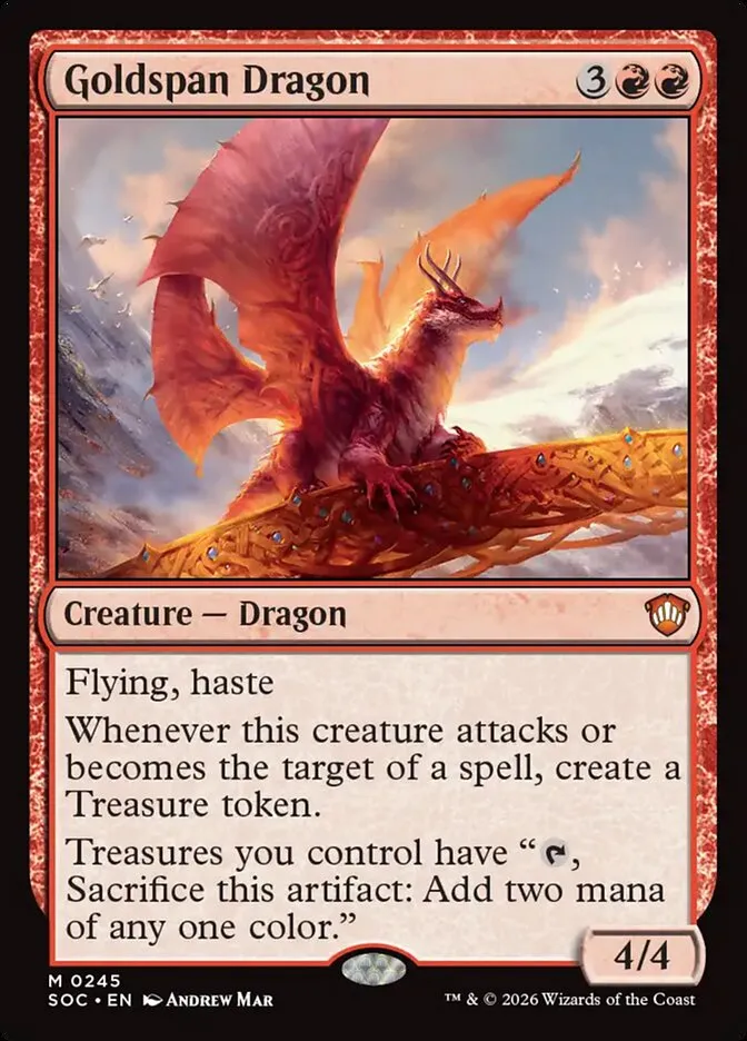 Goldspan Dragon Front Face