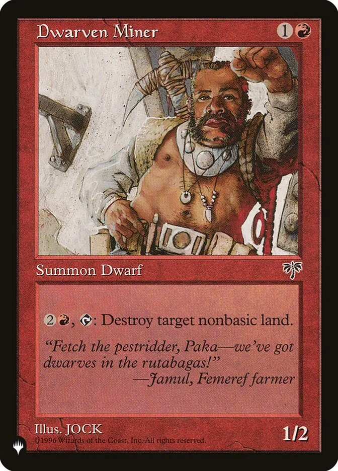 Dwarven Miner Front Face