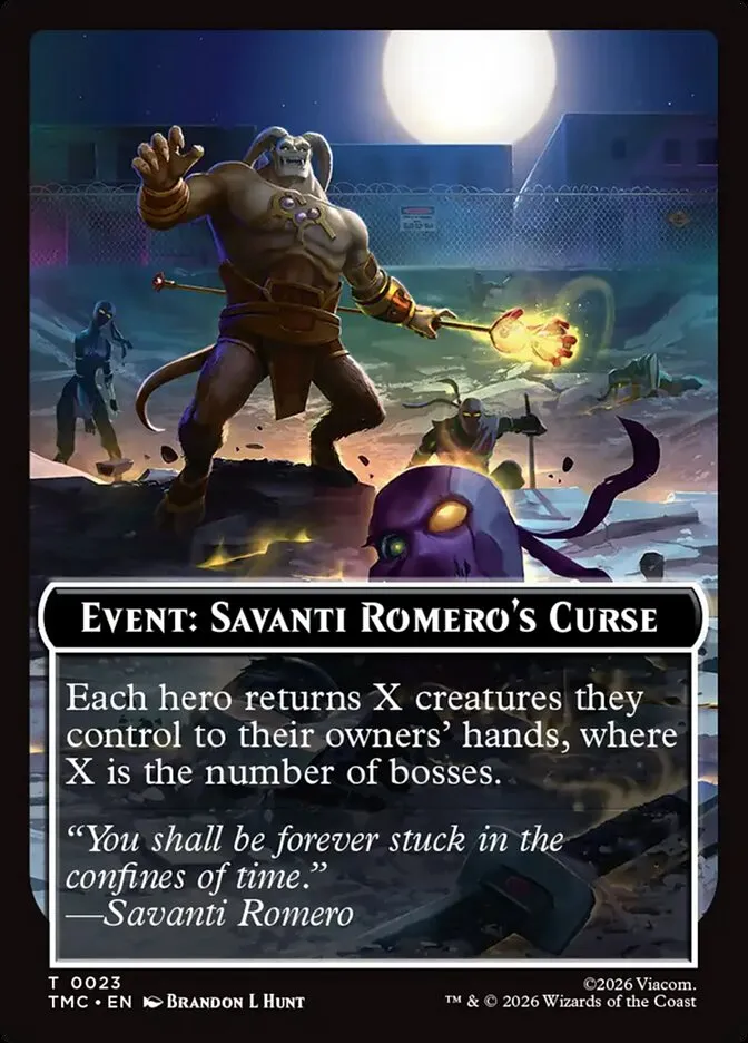 Event: Savanti Romero's Curse Front Face