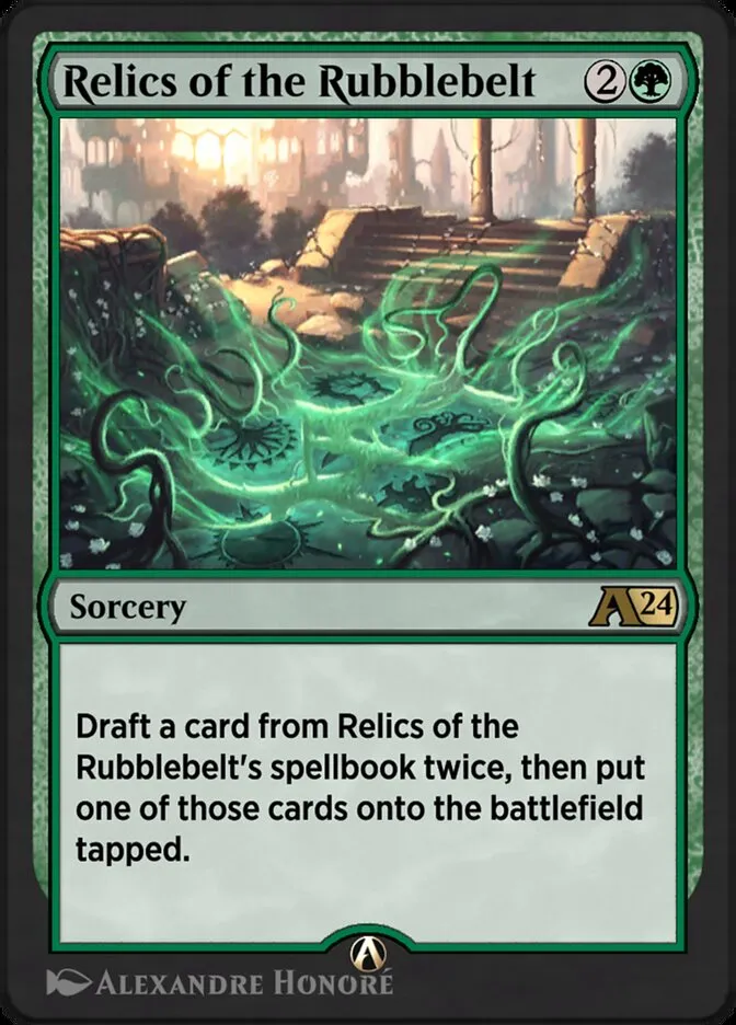 Relics of the Rubblebelt Front Face