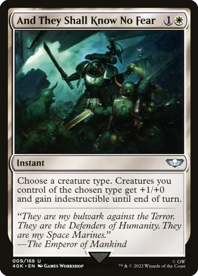And They Shall Know No Fear Front Face
