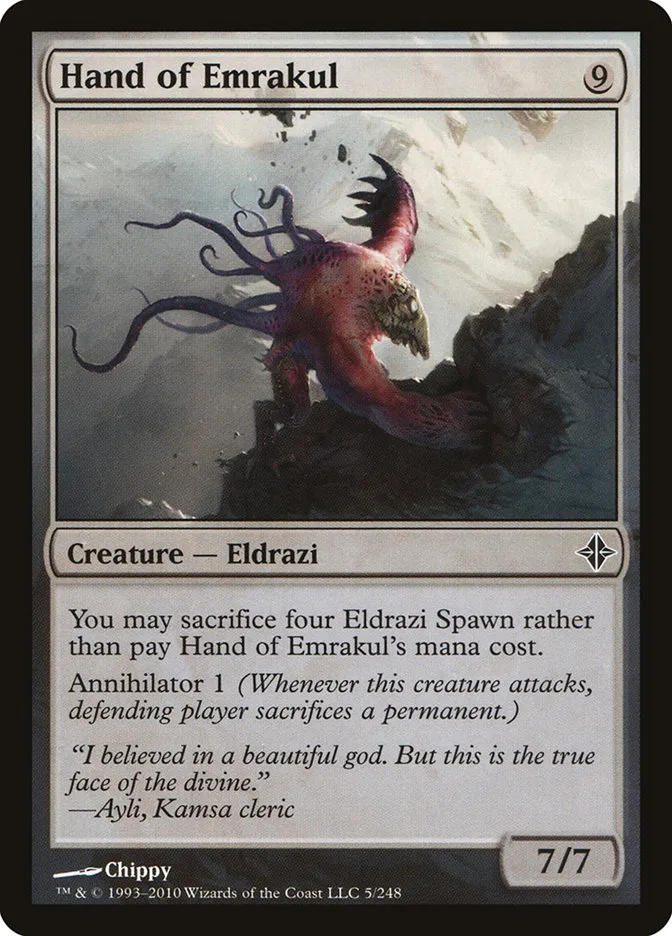 Hand of Emrakul Front Face