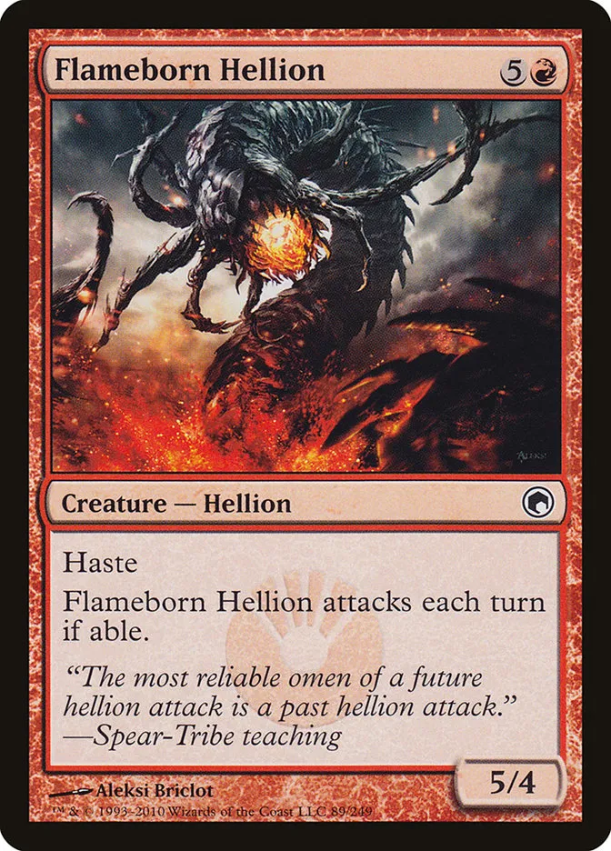 Flameborn Hellion Front Face