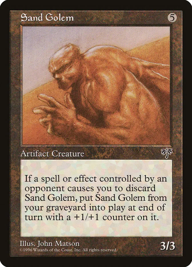 Sand Golem Front Face