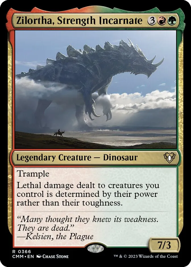 Zilortha, Strength Incarnate Front Face