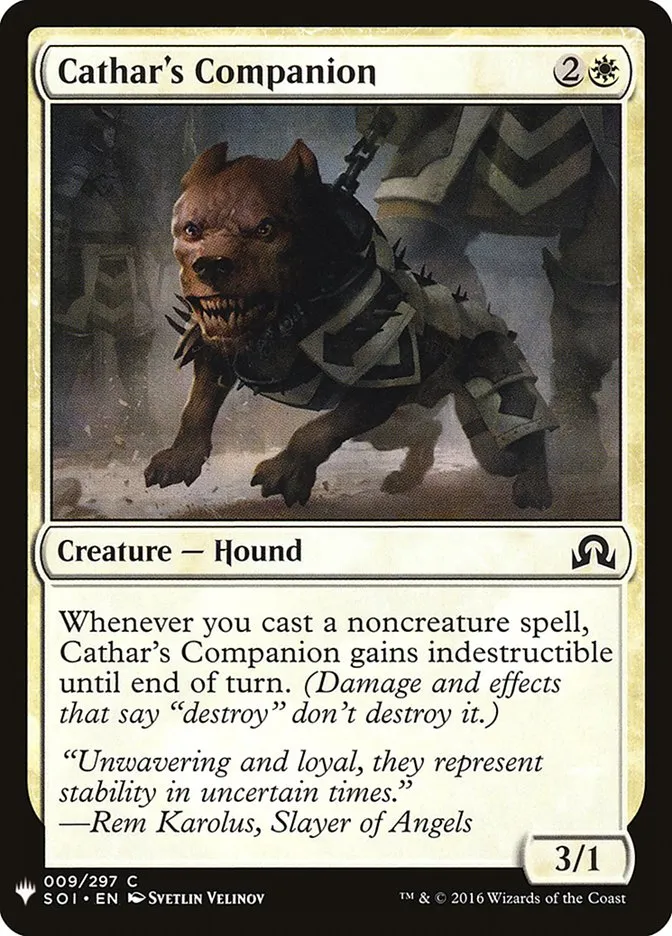 Cathar's Companion Front Face