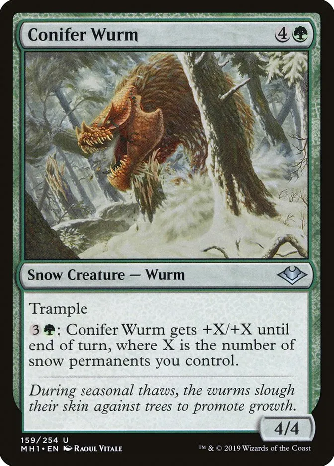 Conifer Wurm Front Face