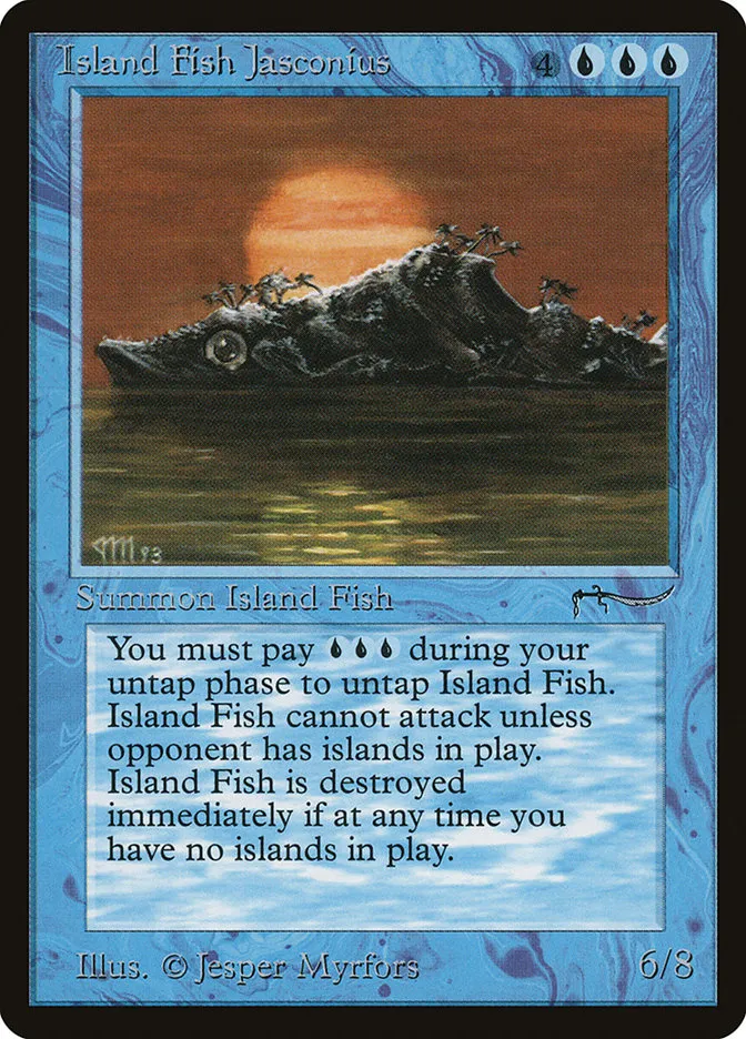 Island Fish Jasconius Front Face