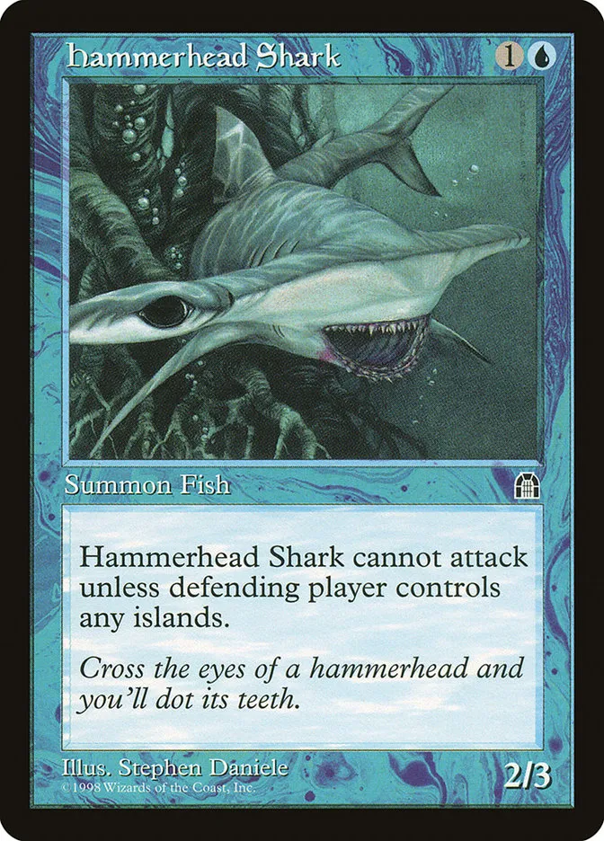 Hammerhead Shark Front Face