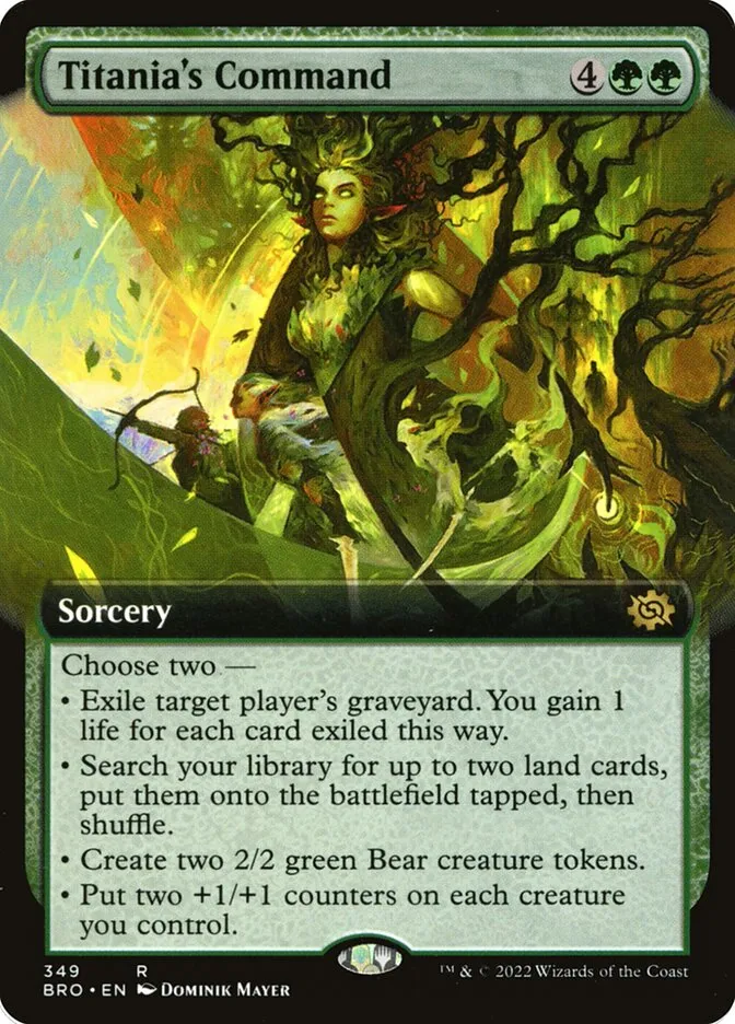 Titania's Command Front Face