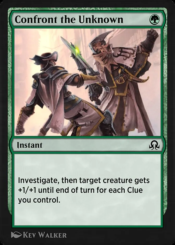 Confront the Unknown Front Face