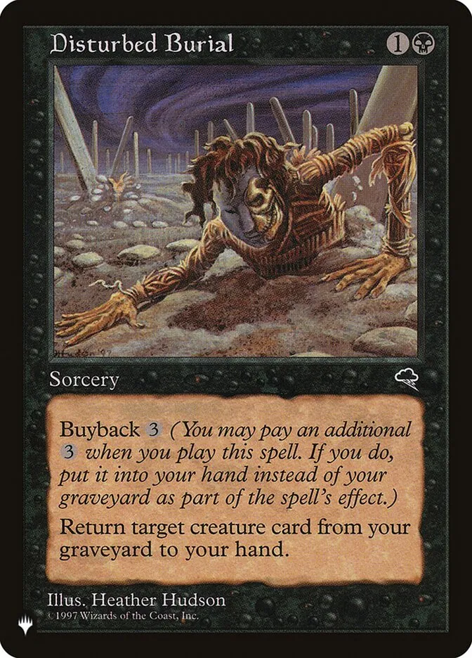 Disturbed Burial Front Face