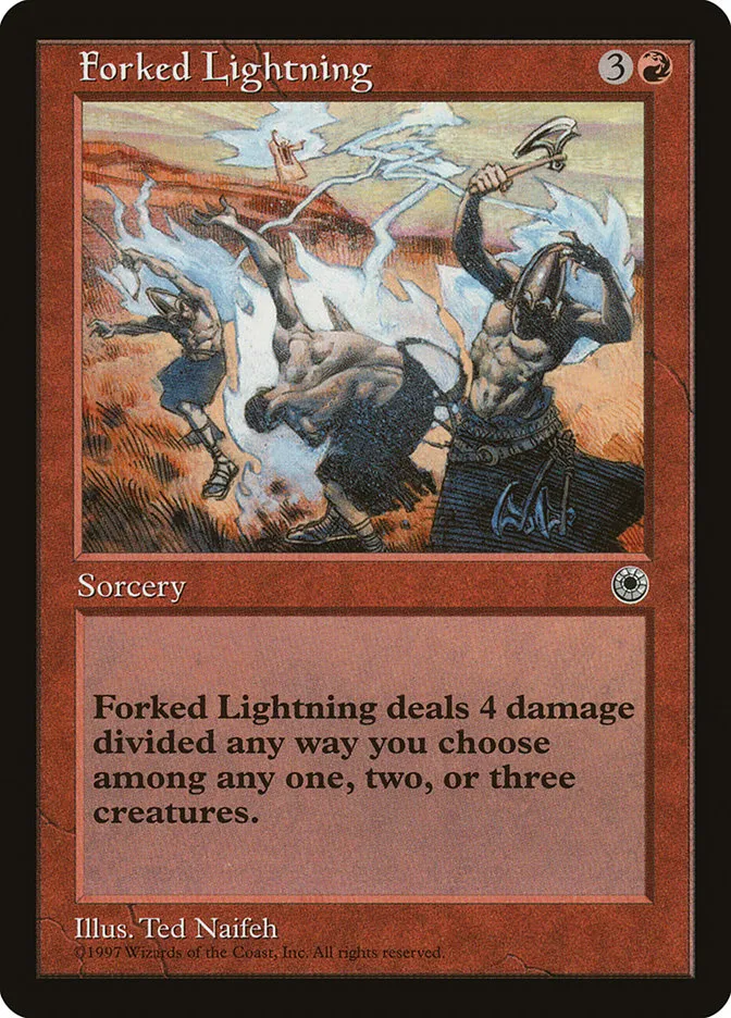 Forked Lightning Front Face