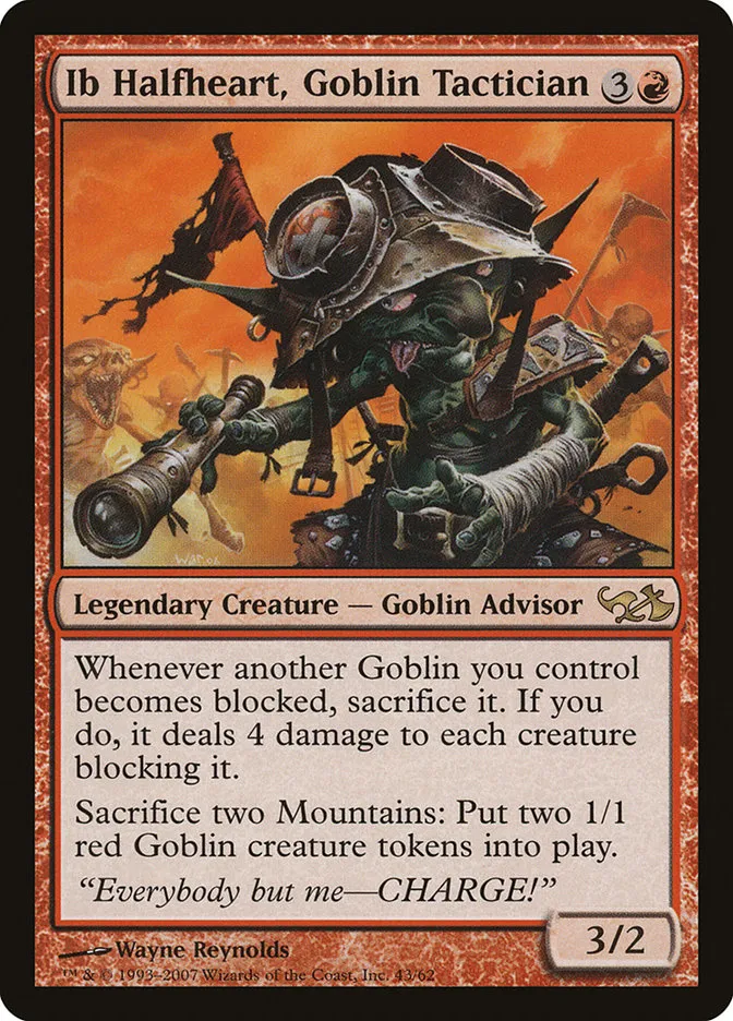 Ib Halfheart, Goblin Tactician Front Face