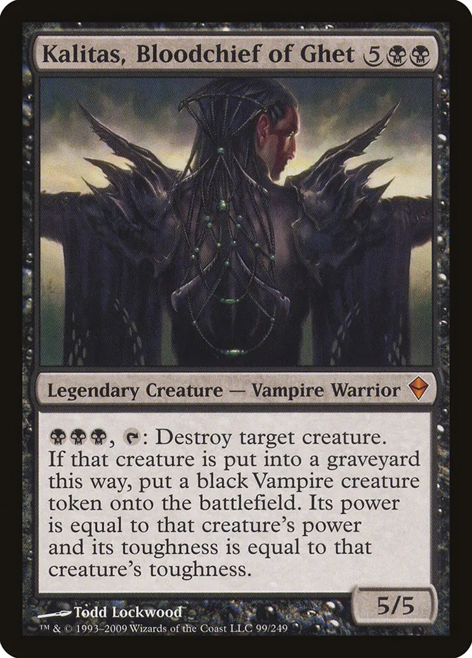 Kalitas, Bloodchief of Ghet Front Face