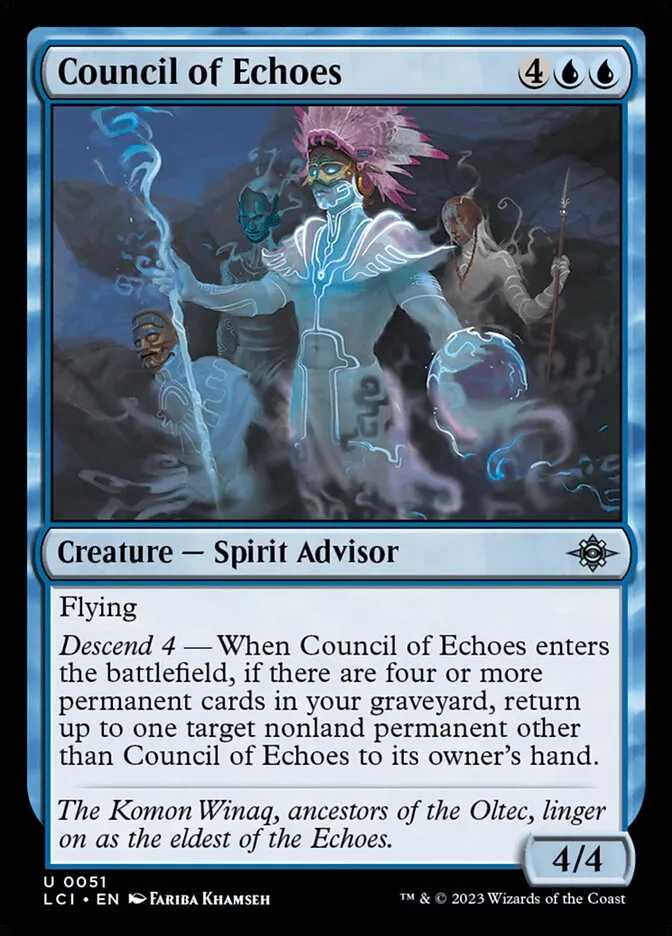 Council of Echoes Front Face