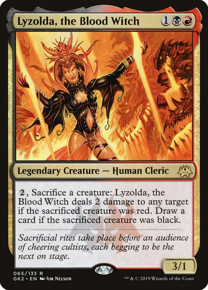 Lyzolda, the Blood Witch Front Face