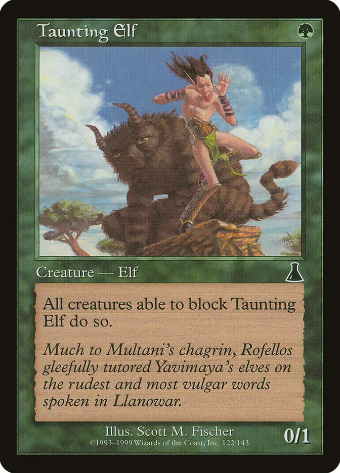 Taunting Elf Front Face
