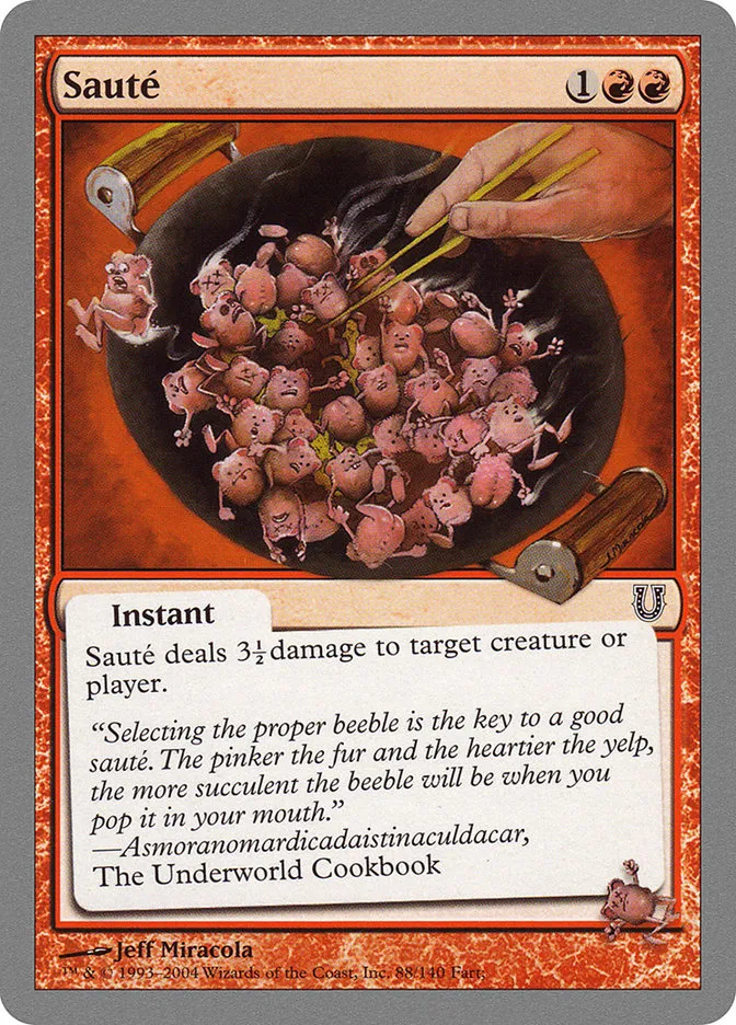 Sauté Front Face