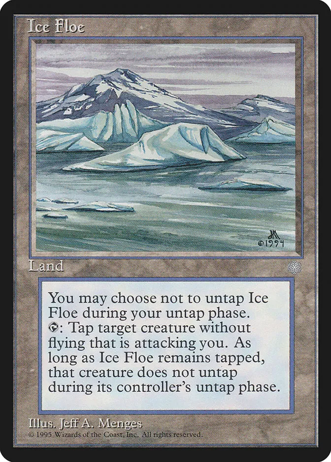 Ice Floe Front Face